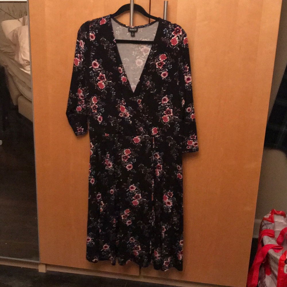 Torrid Wrap-front dress